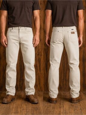 Vintage Wrangler USA Made Waxed Canvas Pants 36x36 Workwear